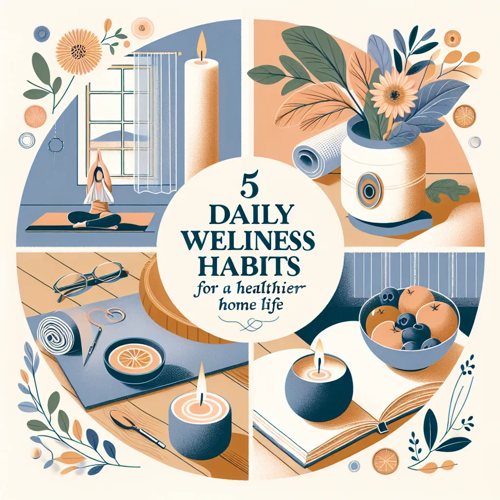 Five Daily Wellness Habits for a Healthier Home Life